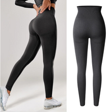 Load image into Gallery viewer, Leggings - Soft Shade Leggings - Yellow-Style 2 - Black-Style 2 / L - stylesbyshauntell