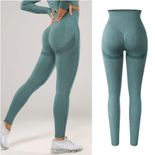 Load image into Gallery viewer, Leggings - Soft Shade Leggings - Blue-Style 1 - Green-Dark-Style 1 / L - stylesbyshauntell