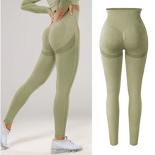 Load image into Gallery viewer, Leggings - Soft Shade Leggings - Gray-Style 1 - Green-Light-Style 1 / L - stylesbyshauntell