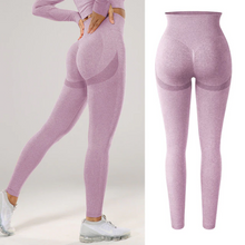 Load image into Gallery viewer, Leggings - Soft Shade Leggings - Green-Dark-Style 1 - Purple-Light-Style 1 / L - stylesbyshauntell
