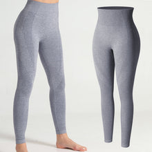 Load image into Gallery viewer, Leggings - Breathable Bounce Leggings - Gray - Blue / S - stylesbyshauntell