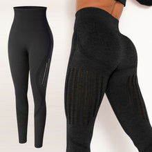 Load image into Gallery viewer, Leggings - Madison Maze Leggings - Gray-Style 1 - Black-Style 2 / L - stylesbyshauntell