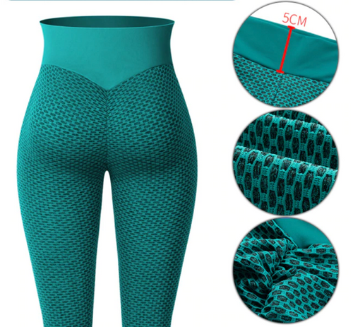 Leggings - Flattering Fit Leggings - Green - Green / M - stylesbyshauntell