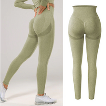 Load image into Gallery viewer, Leggings - Soft Shade Leggings - Green-Light-Style 1 / L - stylesbyshauntell
