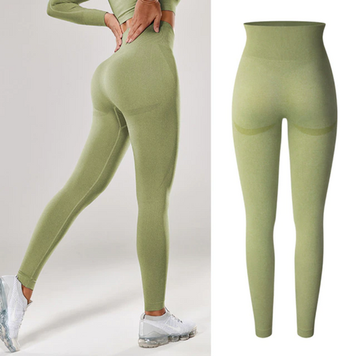 Leggings - Soft Shade Leggings - Green-Style 2 - Green-Style 2 / L - stylesbyshauntell