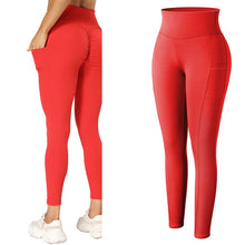 Load image into Gallery viewer, Leggings - Cassie Curves Leggings - Red / S - stylesbyshauntell
