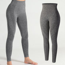 Load image into Gallery viewer, Leggings - Breathable Bounce Leggings - Black - Gray / S - stylesbyshauntell
